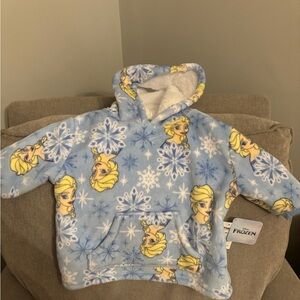 Disney Frozen Character Light Blue Hoodie